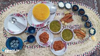 غذای محلی در اقامتگاه بوم گردی پاییزان - رودبار - روستای کندلات